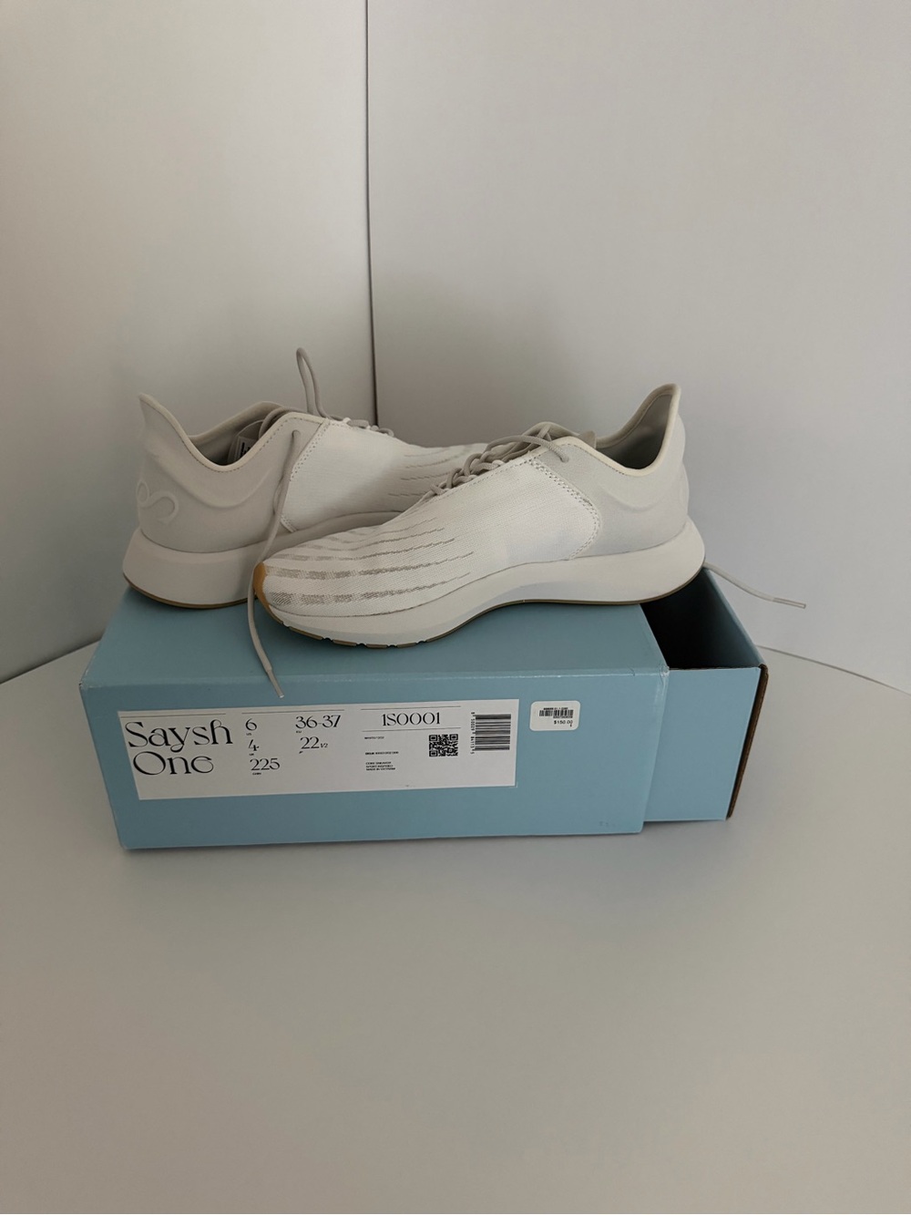 Women's Cream Athletic Slip-On Sneakers